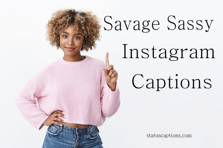 300 Best Sassy Instagram Captions For Your Insta Selfies Photos 