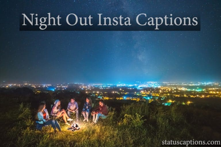captions for instagram night out