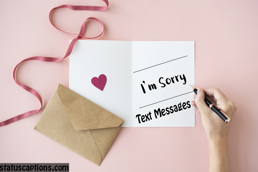 i'm sorry messages