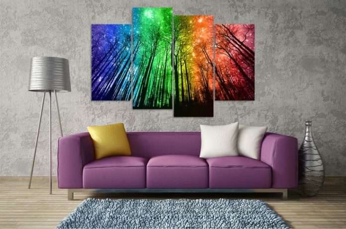 5 piece canvas art and how to adapt them to your interior?
