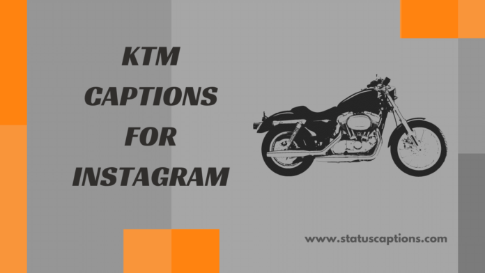 KTM Captions for Instagram